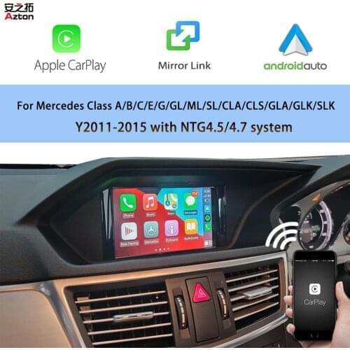 NTG4.5/4.7 Upgrade For Mercedes Wireless CarPlay Integration Android Auto Backup Camera Solution Class A B C GLK GLA CLS CLA ML