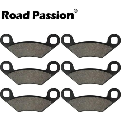 Motorcycle Front & Rear Brake Pads For POLARIS 300 Hawkeye 2008-2009 300 Sportsman 500 Outlaw 500 Predator TLD EFI 700