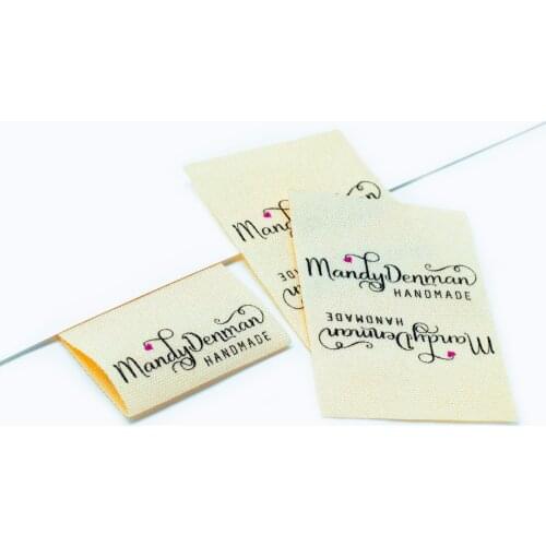 Custom Sewing label,Custom Clothing Labels - Brand Tags, Logo or Text, Handmade, Custom Design (FR117)