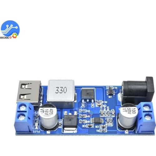 DC24V/12V To 5V 5A Step Down Buck Converter Power Supply Charger Module Adjustable USB Step-down for Battery Charging