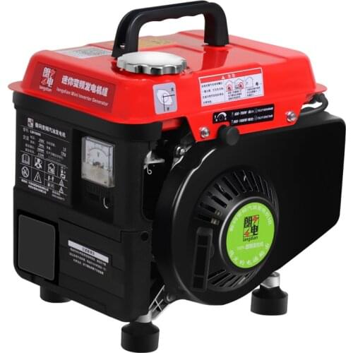 1000W Portable Gasoline Generator Household 220V Single-phase Small Outdoor Low-quiet Car Frequency Conversion