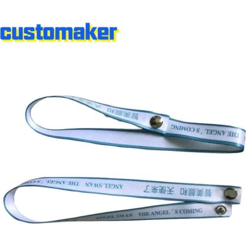 Buckle Wristband custom logo Ribbon wrist rope bar ticket concert admission wrist band activity code Conference identification