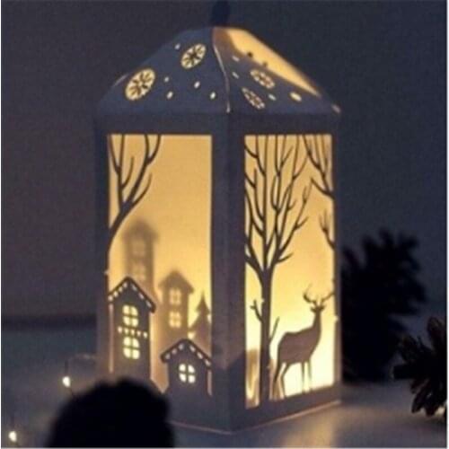 Christmas gift box metal cutting mold DIY paper embossing knife mold scrapbook photo album craft decoration embossing paper card