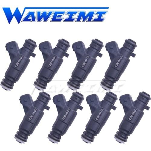 WAWEIMI 8x Fuel Injector Genuine Quality Nozzle 0280156072 For Mercedes-Benz E55 CL55 S55 AMG CLS55 SL55 G55 5.4L 5.5L V8 03-08