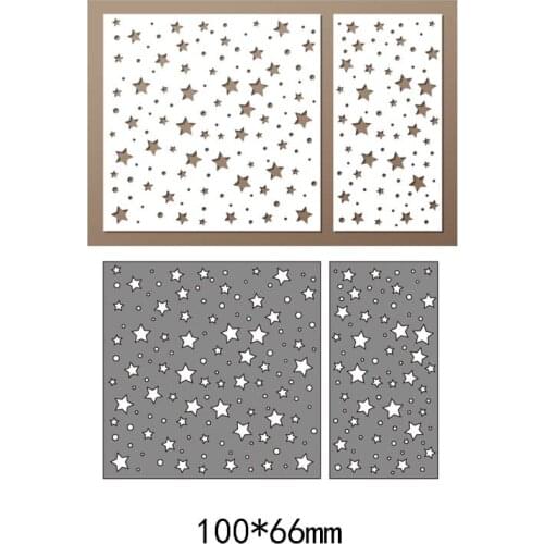 Rectangle stars pattern metal steel dies craft new die Embossing Scrapbooking knife mould cut die cutting for paper card decor