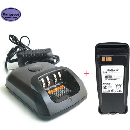 PMNN4066A PMNN4077 1800mAh Battery + WPLN4226 WPLN4234 Rapid Charger For Motorola DP3400 DP3600 XPR6350 P8268 DGP5050 8050 Radio