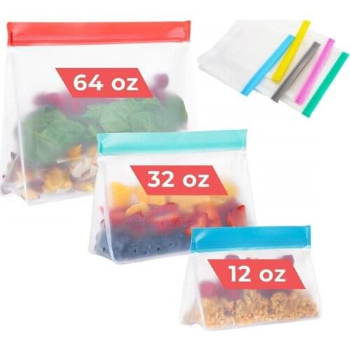 1Pc PEVA Preservation Bag Multi-functional Multi-color Optional Storage Bag Reusable Preservation Bag Easy to Open