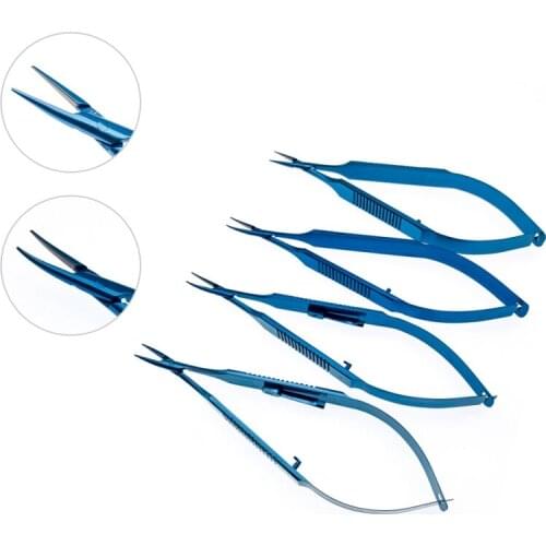 12CM Titanium Needle Holder with Lock Ophthalmology Veterinary Orthopedics Surgical Instruments