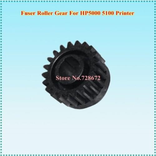 6pcs Free Shipping New Fuser Pressure Roller Gear for HP 5100 5000 Printer Spare Parts