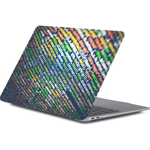 Codes Pattern Laptop Case For Apple MacBook Pro Retina Air 12 13.3 15inch,for new Air/ Pro A1932 A2159 Cover shell