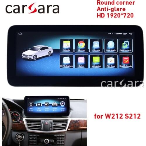 Carsara Android display for Benz E Class W212 2013-2014 10.25" touch screen GPS Navigation radio stereo dash multimedia player