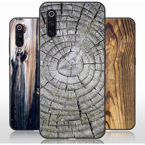 For Xiaomi Mi CC9 CC9E MiCC9 C9 Case wood stone style soft phone Case For xiaomi CC 9 CC 9E 9 E back cover Protective Shell case
