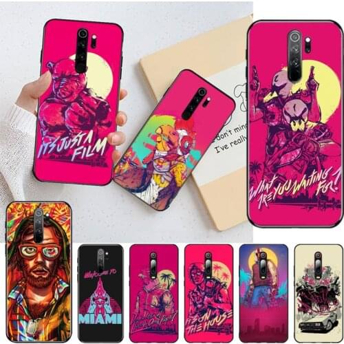 Game Hotline Miami Phone Case for Redmi 9A 8A 7 6 6A Note 9 8 8T Pro Max Redmi 9 K20 K30 Pro