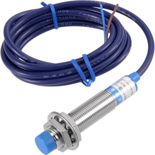 Uxcell 4mm Inductive Proximity Approach Sensor Switch Detector NC DC 6-36V 100mA 2-Wire LJ12A3-4-Z/DX