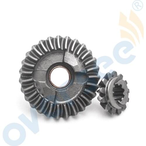 OVERSEE 6L5-45560-00 6L5-45551 GEAR KIT SET for Yamaha F2.5 3MH 3G 3L 3S Outboard Engine