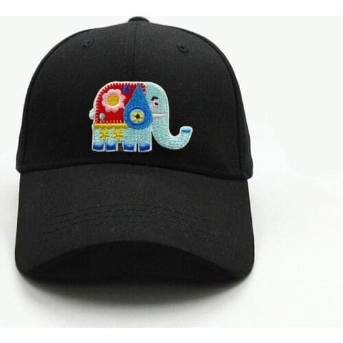 LDSLYJR Cartoon Elephant embroidery cotton Baseball Cap hip-hop cap Adjustable Snapback Hats for men and women 391