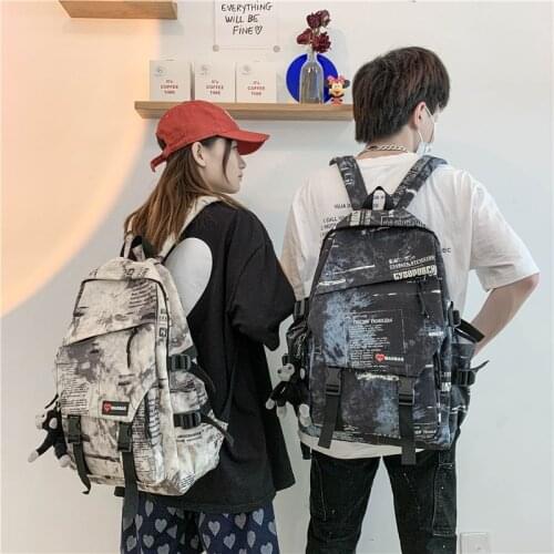 Fashion Women Backpacks Cool Student Male Bags College Travel Ladies Trendy Men Backpack Laptop Book Boy School Bag Female Nylon