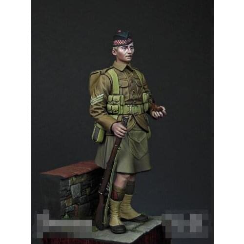 1/24 75MM Highlanders ancient , 75mm (WITHOUT BASE ) Resin figure Model kits Miniature gk Unassembly Unpainted
