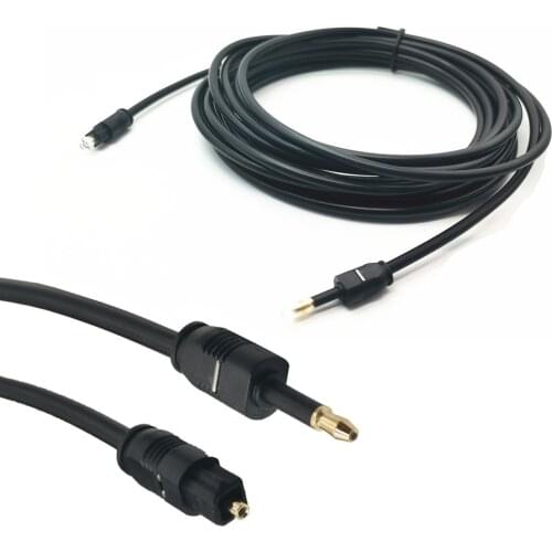 OD 4.0 Digital Sound Toslink to Mini Toslink Cable 3.5mm SPDIF Optical Cable 3.5 to Optical Audio Cable Adapter 1M 1.5M 2M 3M 5M
