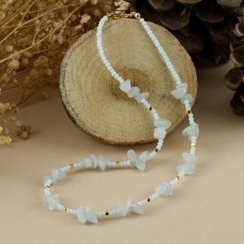 Broken Doğaltaşlı Crystal Necklace