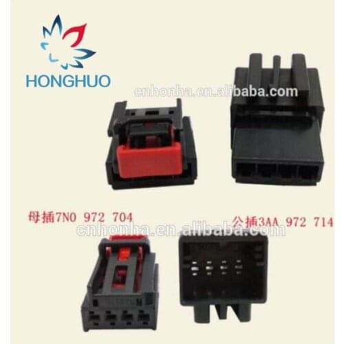 Free shipping 2/5/10 pcs 4 way male and female 7N0972704 3AA972714 plug Car Taillight Chair connector