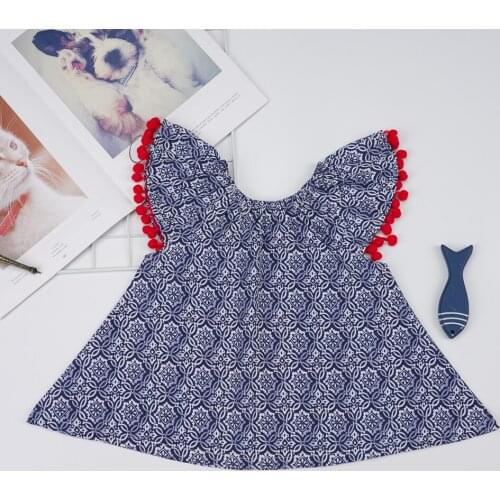 YOYOSHOW Summer new girls dresses fashion clothes girl dress 0-2 years old girls dress baby dresses girl
