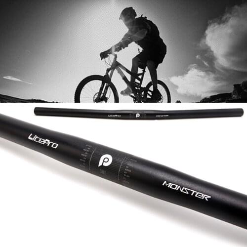 25.4mm Aluminum Alloy Handlebar Straight Bike MTB Bicycle Riser Flat Handle Bar Bike Accessory