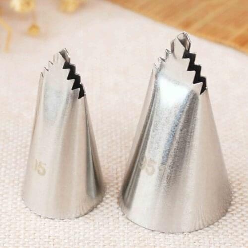 #95 #951 Leaves Nozzles Cake Decoration Baking Tools Stainless Steel Icing Piping Nozzle Cream Tip for Cupcake Pastry
