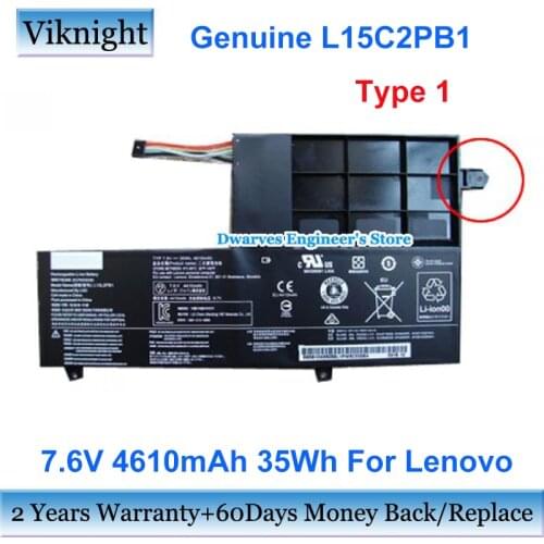 35Wh 7.6V 4610mAh L15C2PB1 Battery For Lenovo Yoga 510 520 Series 14AST Yoga 510-14IKB Yoga 520-14IKB L15L2PB1 L15M2PB1 L14M2P21