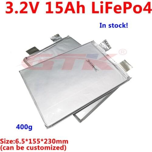 GTK 3.2V 15Ah lifepo4 cells 3C high rate lithium battery for diy 12v 24v 48v scooter ebike motorcycle start power battery pack