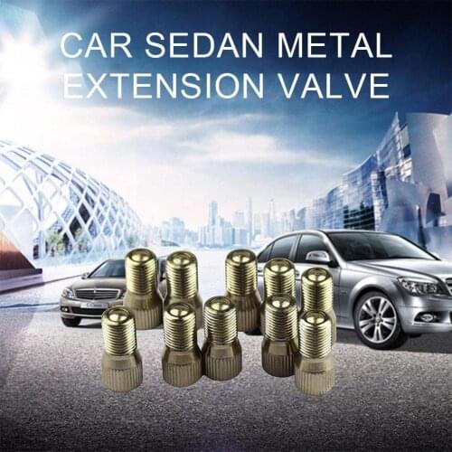Automobile Car Screw-in Valve Metal Extension Cap Extension Brass Pure Adapter Plated Rod Fixed 39mm Length