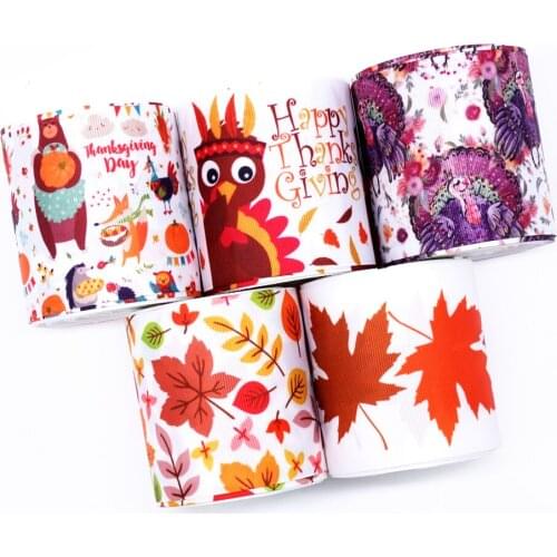 Free shipping 50 yard cartoon printed grosgrain ribbon 31921