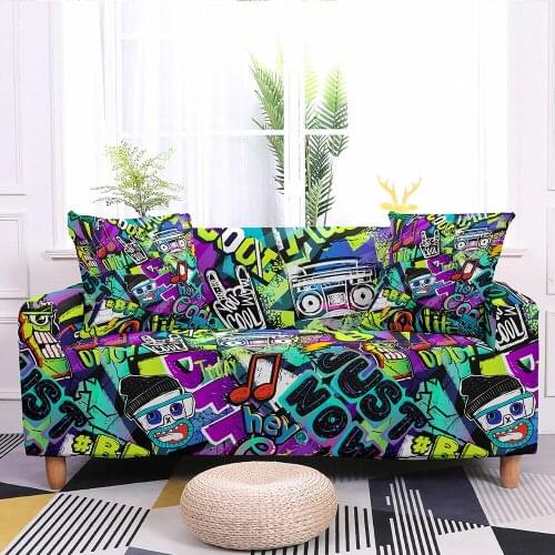 New Fashion Design 3D Printed Sofa Cover Elastic Couch Cover for Living Room Sofa Decor Armchair Loveseat Sofa Couch Slipcovers