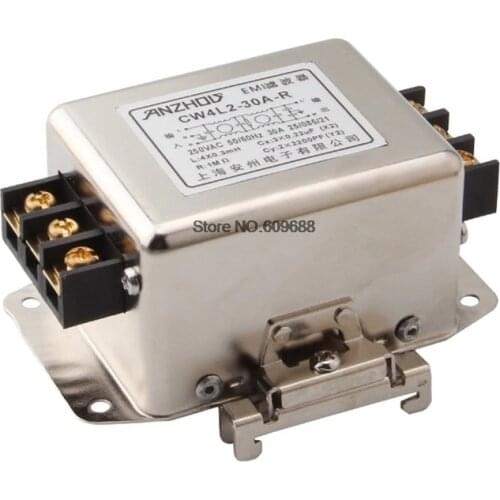 Din Rail Terminal Power Filter CW4EL2-20A-R CW4EL2-10A-R CW4EL2-30A-R CW4EL2-6A-R CW4EL2-5A-R