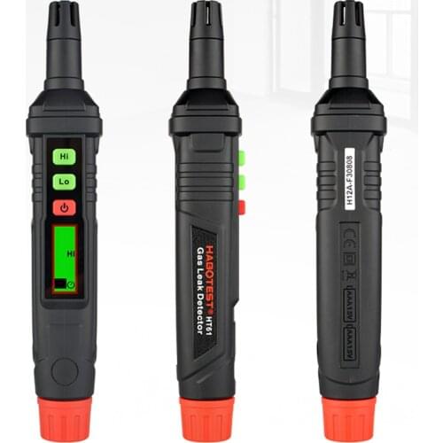 HT61 Gas Leak Detector Gas Analyzer Pen Type Mini Portable PPM Meter Combustible Flammable Natural Tester