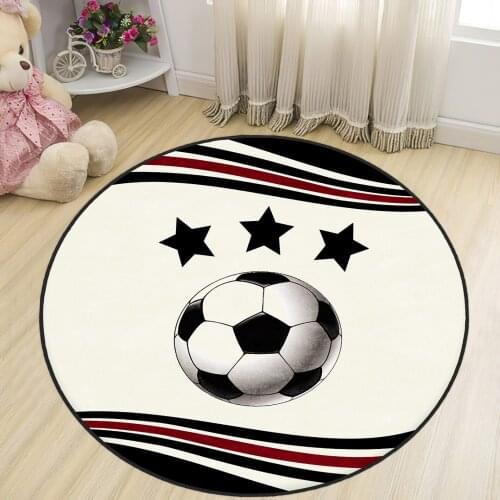 Football Pattern Kids Room Rug Crawling mat Rugs Baby Room Top astroturf