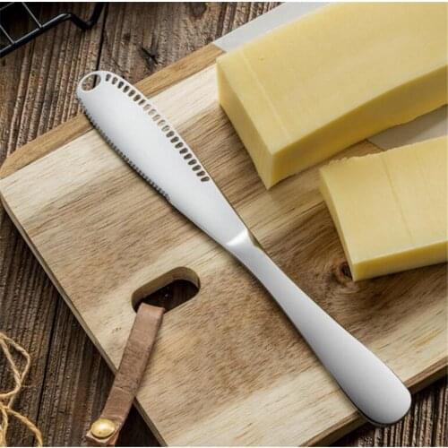 Home Dining Multifunction Stainless Steel Butter Cutter Cream Knife Western Bread Jam Knife Cheese Spreaders Utensil Knife Tools