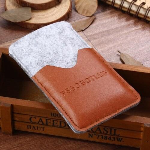 FSSOBOTLUN For Samsung Galaxy S8 S8 Plus/ Note 8/J7 Plus/A7 A8 A8 Plus 2018Case Ultra-thin Handmade Wool Felt phone Sleeve Cover