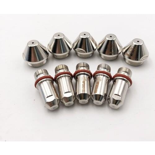 FY-XF300H FY-XF300 XF-300 water cooling plasma cutting cutter torch consumables 5pcs Nozzle and 5pcs electrode