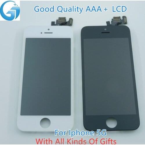 Good Quality AAAA+++ Grade For iPhone 5G Full Assembly LCD Screen Digitizer Full Replacement Pantalla+Camera