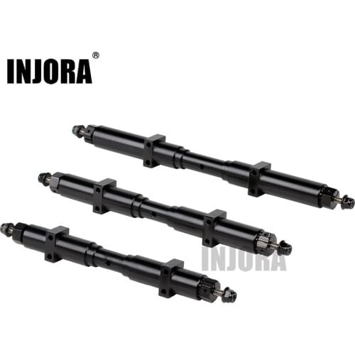INJORA Metal RC Car Unpowered Rear Axle 133.5mm/155mm/182mm for 1:14 Tamiya Tractor Trailer 1/10 RC Car DIY Parts
