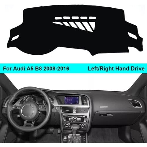 Car Inner Dashboard Cover Dash Mat Carpet for Audi A5 B8 2008 - 2016 Sun Shade Anti-sun Pad Cushion Cape 2015 2014 2013 2012