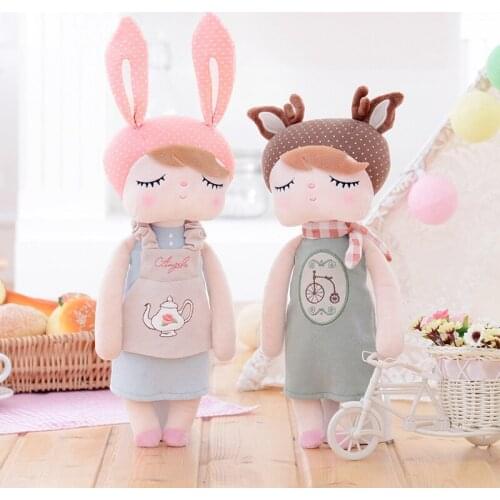 Doll Stuffed Toys Kids Baby Toy for Girls Children Plush Animals Soft Boys Birthday Gift Kawaii Cartoon Hot Angela Rabbit#237641