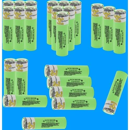 YECKPOWO 18650 battery NCR18650B li-ion batteries lithium akkumulator 3400mah 3.7V Russia warehouse fast delivery 18650 charger
