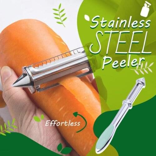 Multifunctional Stainless Steel Peeler Kitchen Easy Tool Vegetable Fruit All-In-One Non Slip Handle New Utensil Accessories