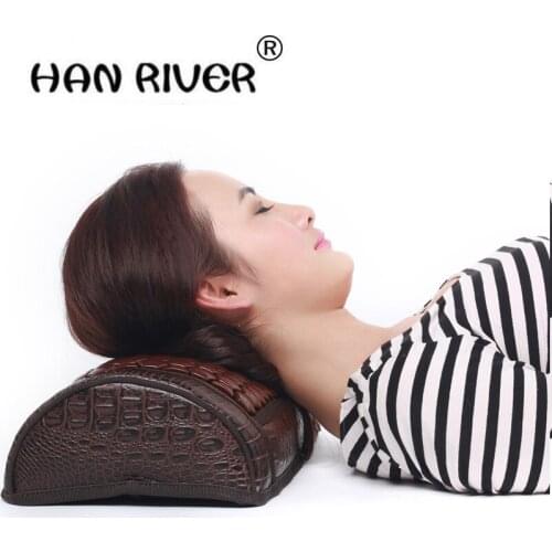 Ms tomalin germanium stone pillow cervical pillow jade health care pillow memory springback of maifan stone cotton health care p