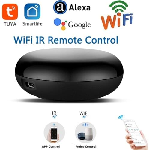 Smart Wifi IR Remote Control For Alexa Google Assistant Smart Home Tuya Smart Life Universal Infrared Control for TV DVD AUD AC