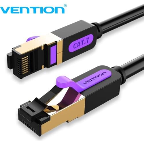 Vention Ethernet Cable Cat7 RJ45 Lan Cable SSTP Network Internet 3m 10m 20m Patch Cord Cable for PC Router Laptop Cable Ethernet