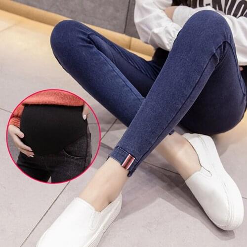 2021 Maternity Jeans for Pregnant Women Trousers Pregnant Pants Pregnancy Clothes Spring Summer Maternity Clothing Mother Loaded