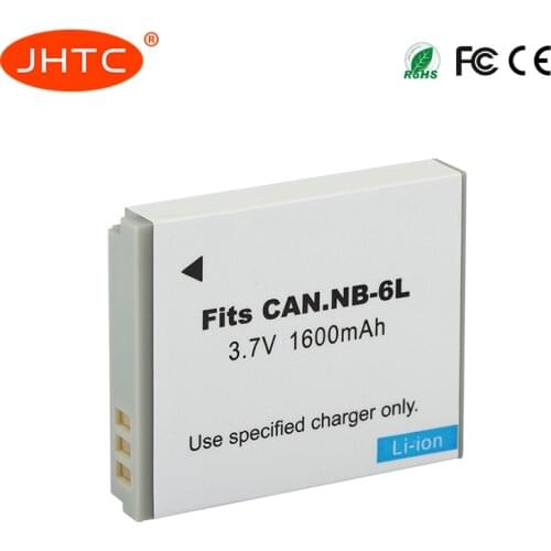 Nb6l Battery For Camera SX520 HS SX530 SX600 SX610 SX700 SX710 IXUS 85 95 200 210 Battery Camera 1600mAh NB-6L Batteries